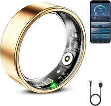 Smart Ring for Women Men, Smart Ring Health Tracker, Blood Oxygen Heart Rate