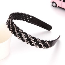 Rhinestone Wide Headband Fashion Non-Slip Tooth Headband Pressure Hairpin