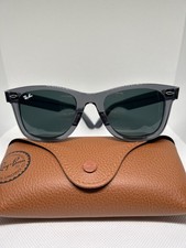 Ray-Ban Wayfarer Classic Sunglasses RB 2140 6773/R5 Transparent Gray 50mm w/case