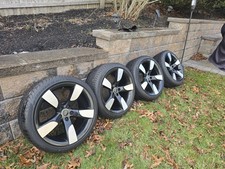 RARE OEM Audi 19x9 ET33 Wheels 5x112 (8T0 071 499 A/B/C) + Pirelli P Zero Set