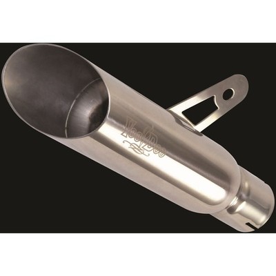 Voodoo Shorty Exhaust Single Muffler - Polished VER1L5P