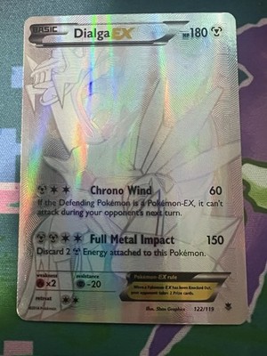 Dialga EX Secret Rare 122/119 Full Art Holo XY Phantom Forces