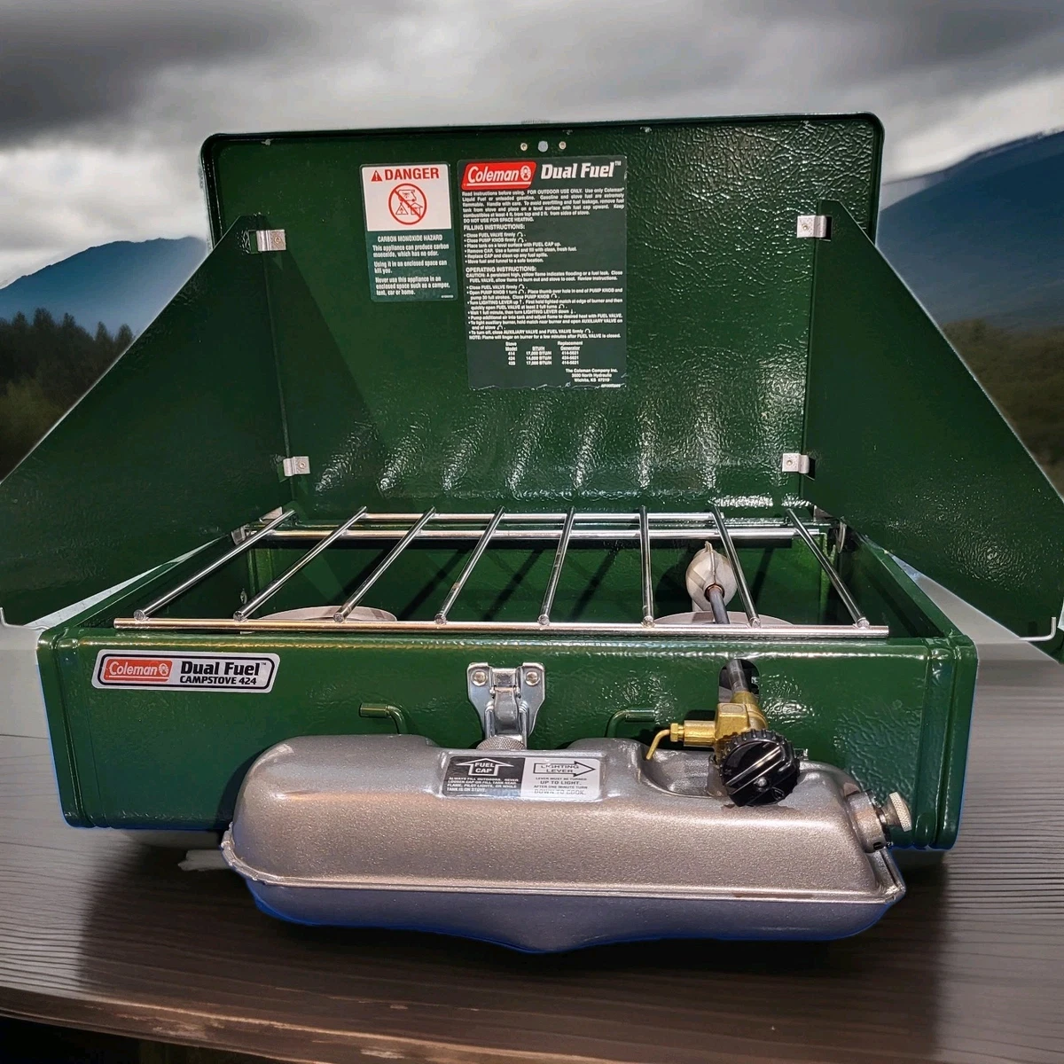 Coleman Dual Fuel Stove 424 for sale | eBay