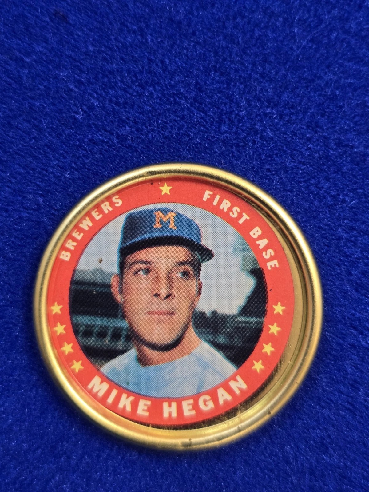 1971 topps baseball coins . Set Break...  # 116  Mike Hegan
