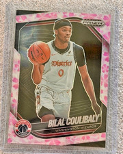 2024-25 Panini Prizm Black Bilal Coulibaly Cherry Blossom Prizm /20 #147 Wizards