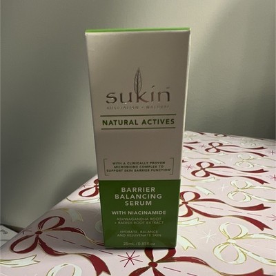 Sukin Natural Actives Barrier Balancing Niacinamide Serum Vegan 0.85 fl oz