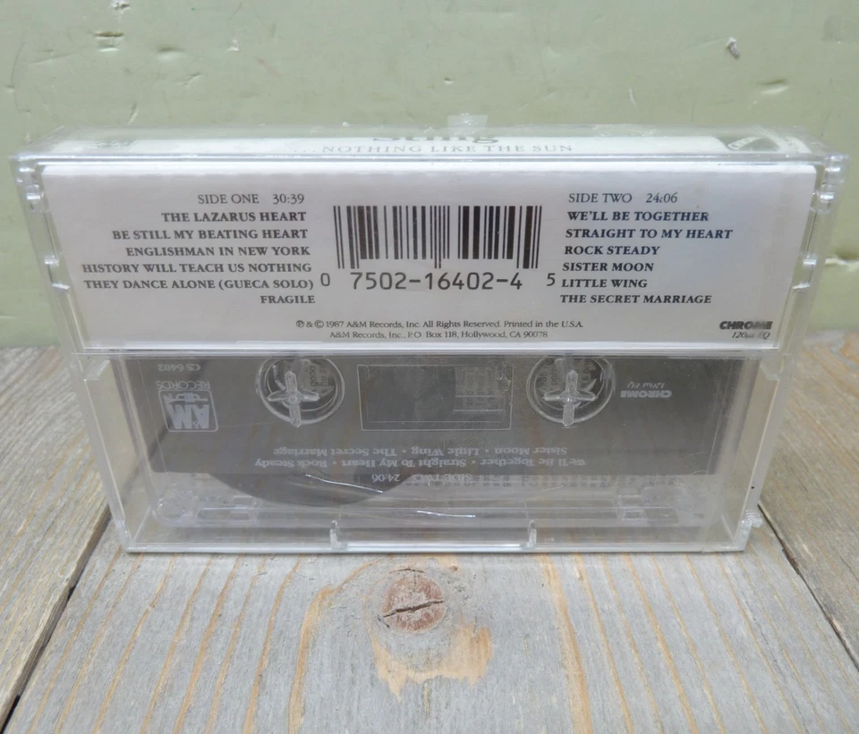 Sting ...Nothing Like The Sun Cassette Tape 1987 A&M CS 6402 - Image 2 of 4