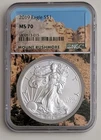2019 1OZ SILVER EAGLE COIN NGC MS70 MOUNT RUSHMORE SKU 6800513-015