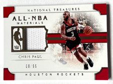 2018 Panini National Treasures Chris Paul All-NBA Materials 08/99 #NBA-CPL 