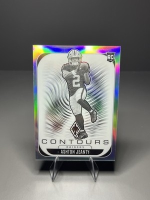 2025 Panini Phoenix Ashton Jeanty Rookie RC Contours Silver Prizm Insert #17