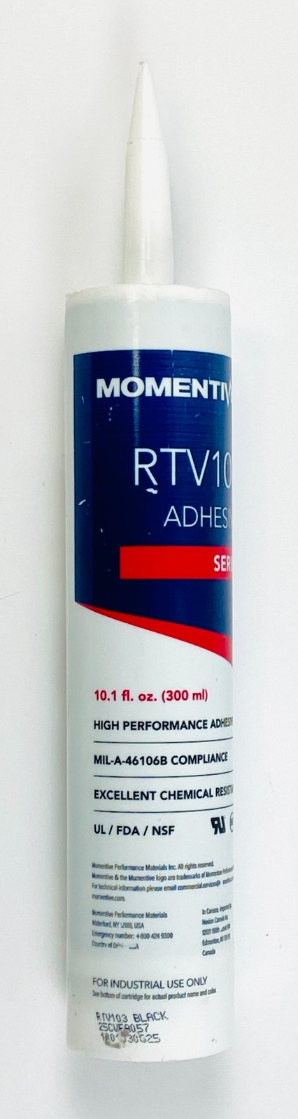 Momentive RTV100 Black Adhesive Sealant Paste 10.1 oz Set of 12