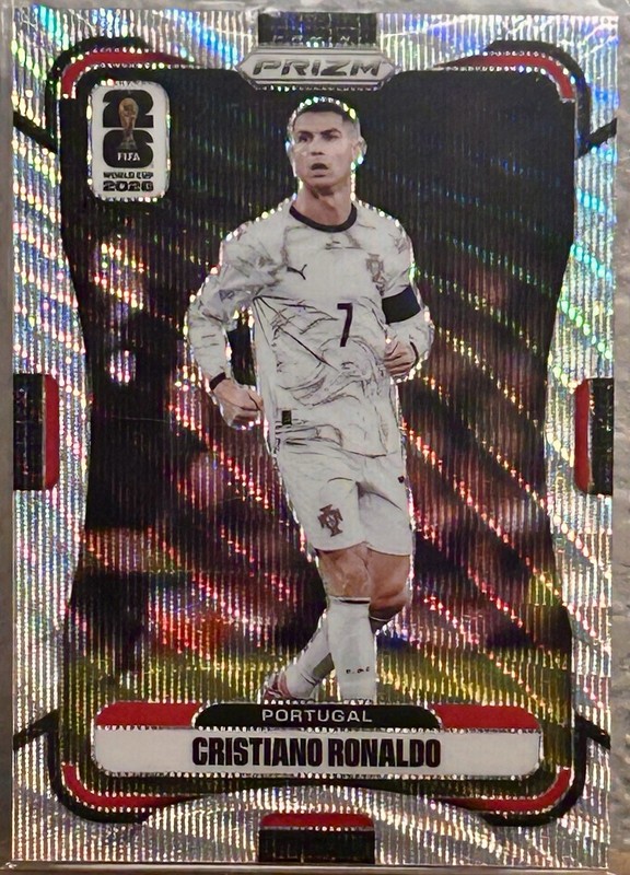 2026 Panini Prizm World Cup Cristiano Ronaldo Silver Wave Prizm Portugal