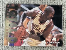Fleer 1995-96 Michael Jordan Total D Insert #3 Chicago Bulls NBA Card