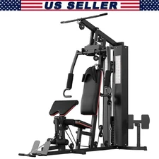 Multifunctional Workout Station Machine ,Home Gym Equipment w/Leg Press Training