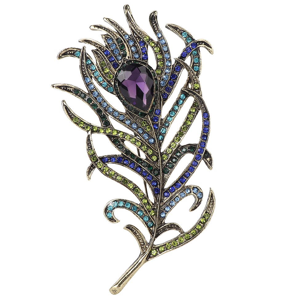 Elegant Rhinestones Alloy Brooch Pin For Women Party Decoration Excellent