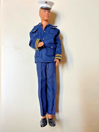 Vintage Gi Joe 12" KO Mego Air Force Dress Set With Hat and Shoes. No doll