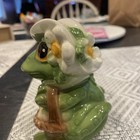 Ceramic Frog With Bonnet — photo 4