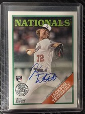 2023 Topps Jackson Tetreault #88BA-JT Auto RC Rookie Washington Nationals