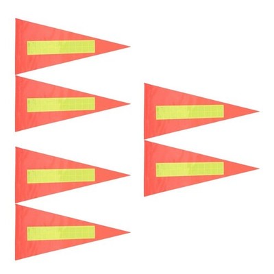 3 PCS Roller-sicherheitsflagge Reflektierende Fürs Fahrrad Fahne Wimpel