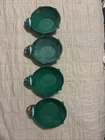 Vintage Teenage Mutant Ninja Turtles Full Set Of 4 Cereal Bowls 1990 Mirage