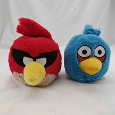 Angry Birds Space Super Red Commonwealth 2012 Sound Box  2010 Blue Jay 5" Plush