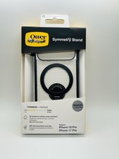 OtterBox Symmetry Stand Case for iPhone 18 Pro & 17 Pro Clear/Black Kickstand!