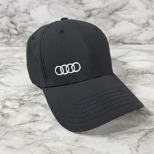 Audi Adidas Hat Black Embroidered Logo Adjustable Strapback