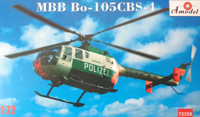 Amodel 72355 MBB Bo-105CBS-4 Helicopter in 1:72 in 1:72 Bausatz Neu + OVP