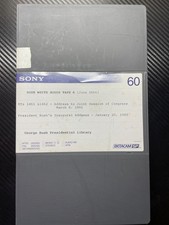 Betacam SP Bush White House Tape 6 1989 Inaugural Address Gulf War Library