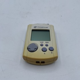 Official Sega Dreamcast VMU Visual Memory Unit White/UVDamage Tested Working