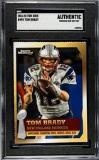 2016 SI For Kids #495 Tom Brady Gold Super Bowl SGC autentico