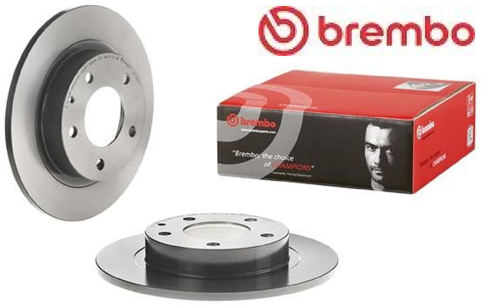 2x Bremsscheibe Brembo 08.7352.11 2 Bremsscheiben Hinterachse Hinten
