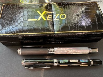 Xezo Maestro White Mother of Pearl Fountain Pen (Medium Nib)