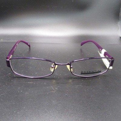 Essential Eyewear Eyeglass Frames Women's Deep Plum Purple Metal EN7681