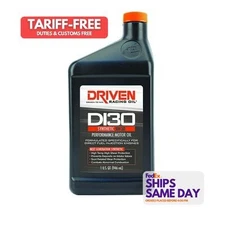 Driven Oil 18306, One Di30 5W30 Synthetic Oil 1 Quart Performance Racing Parts