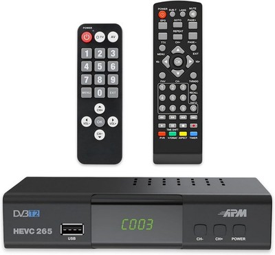 APM Décodeur TNT Full HD 1080p, Tuner TNT H.265 HEVC Receiver [B-Ware]