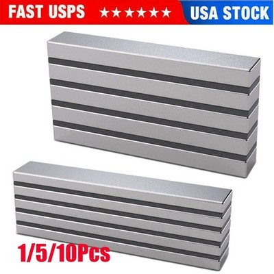 N52 60x10x3mm/60x10x5mm Strong Neodymium Magnets Rare Earth Lifting Magnets US