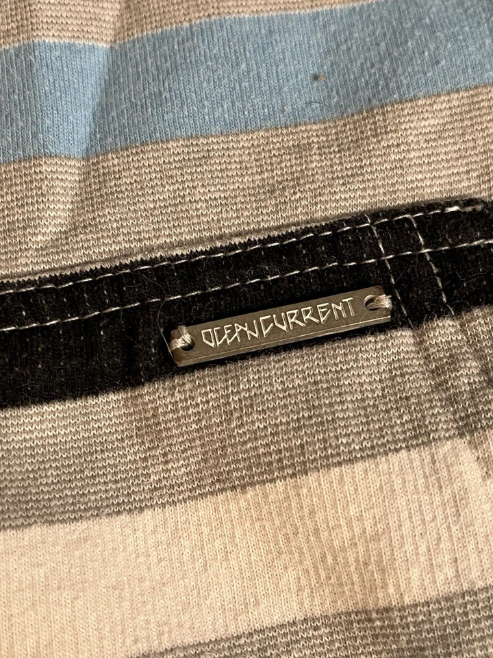 OceanCurrent Y2K Cremallera Multicolor Rayas Estilo Surfista Foto 4 de 4