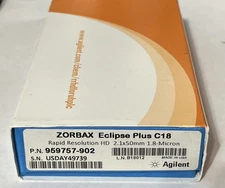 New Agilent ZORBAX Eclipse Plus C18 Column 2.1 x 50 mm, 1.8 µm - 959757-902