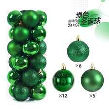 24PCs 3cm Christmas Decor Hanging Tree Balls Baubles Xmas Party Wedding Ornament