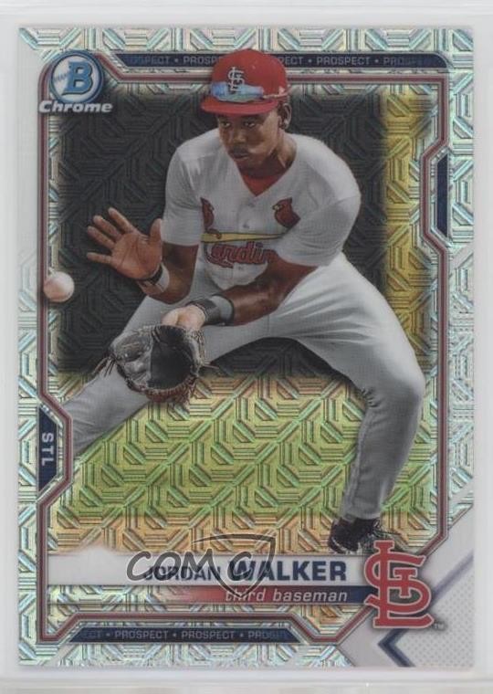 2021 Bowman Chrome Prospects Mega Box Mojo Refractor Jordan Walker #BCP-236 1f17