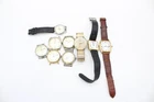 F x8 Vintage Gents Manual Wind Wristwatches Inc Avia, Timex Etc Not Working