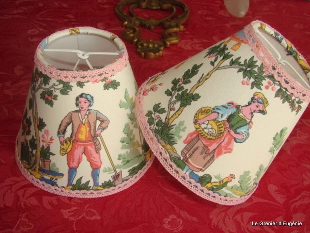 Patron Gabarit pour abat-jour festonné 30cm, création française la