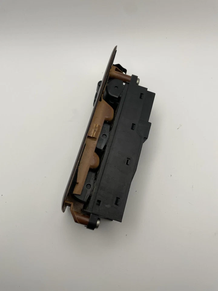 Interruptor de ventana eléctrica maestro Infiniti I30 1996-1999 puerta de conductor grano de madera OEM Foto 2 de 4