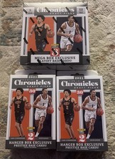Lot of 3 (Mega Box + 2 Hangers) 2021 Panini Chronicles Basketball Draft Picks