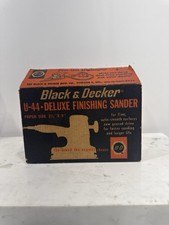  Vintage Black & Decker U-44 Deluxe Finishing...