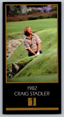1993 GRAND SLAM VENTURES GOLF CARD - 1982 CRAIG STADLER