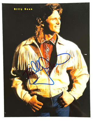 BILLY DEAN COUNTRY MUSIC STAR AUTHENTIC ORIGINAL HAND SIGNED PHOTOGRAPH #3