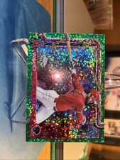 2025 Topps Holiday - Mega Chrome Green Taylor Ward #HC134 Green Refractor /99