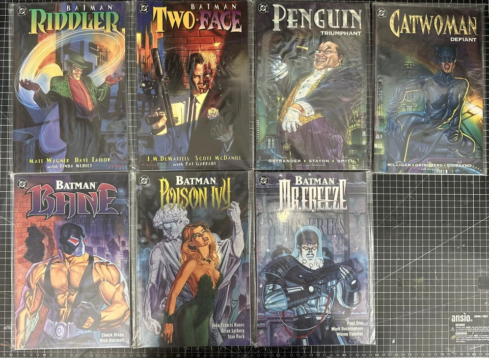 Batman Villains Collection of 7 prestige format comics (1990s) - Image 1 of 1